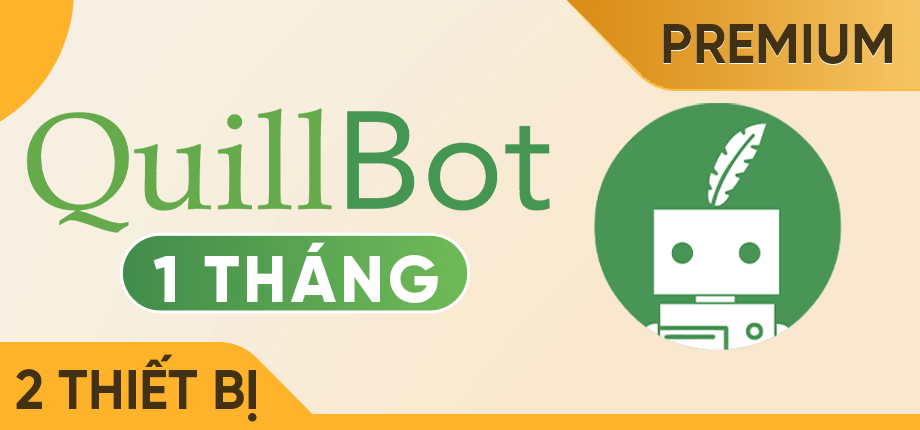 QuillBot Premium 1 tháng 2 thiết bị - Tài khoản